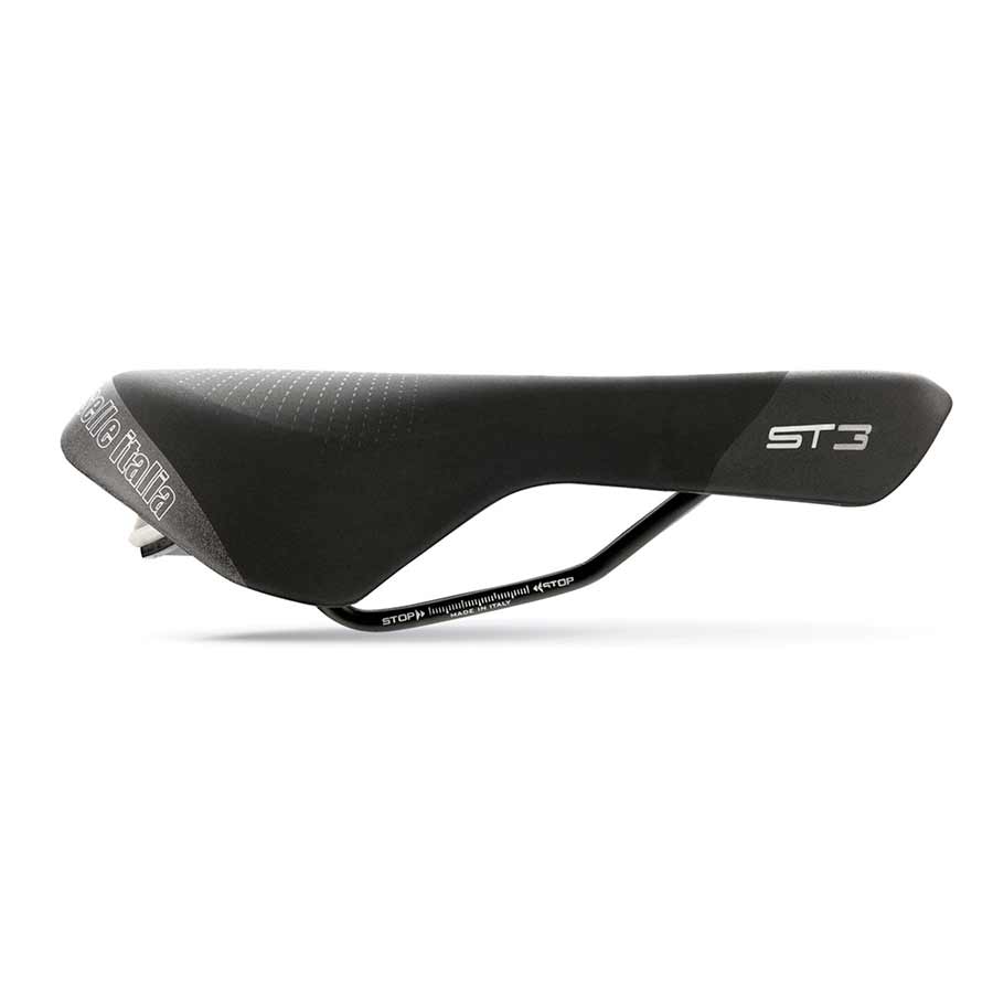 Selle Italia, ST 3 SuperFlow, Saddle, 270 x 160mm, 406g, Black/Hi-Viz
