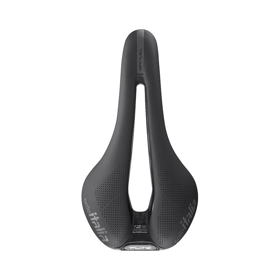 Selle Italia, Flite Boost Gravel Superflow L, Saddle, 250 x 145mm, Men, 232g, Black