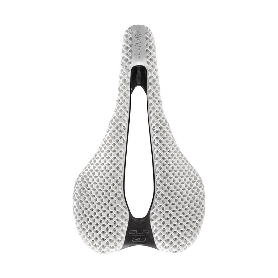 Selle Italia, SLR 3D, Saddle, 248 x 145mm, Men, 129g, White