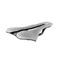 Selle Italia, SLR 3D, Saddle, 248 x 145mm, Men, 129g, White