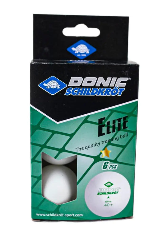 6 Balles Donic Élite 1 étoiles