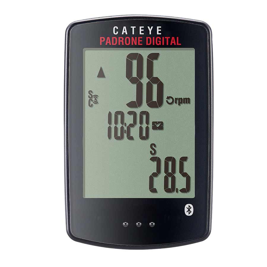 CatEye, Padrone Digital, Computer, GPS: No, HR: Optional, Cadence: Optional, Black
