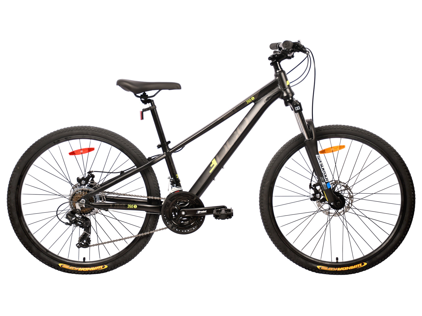 DCO Xzone 260s 14" noir mat-lime 