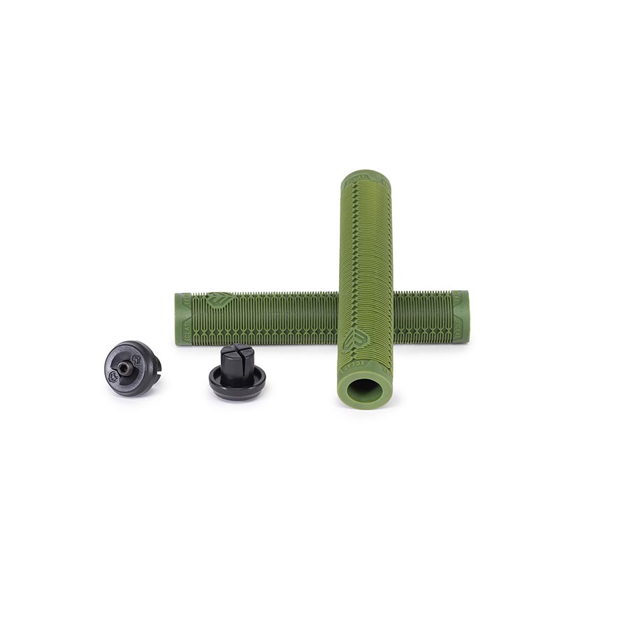 Eclat, Shogun, Grips, 166mm, Army Green, Pair