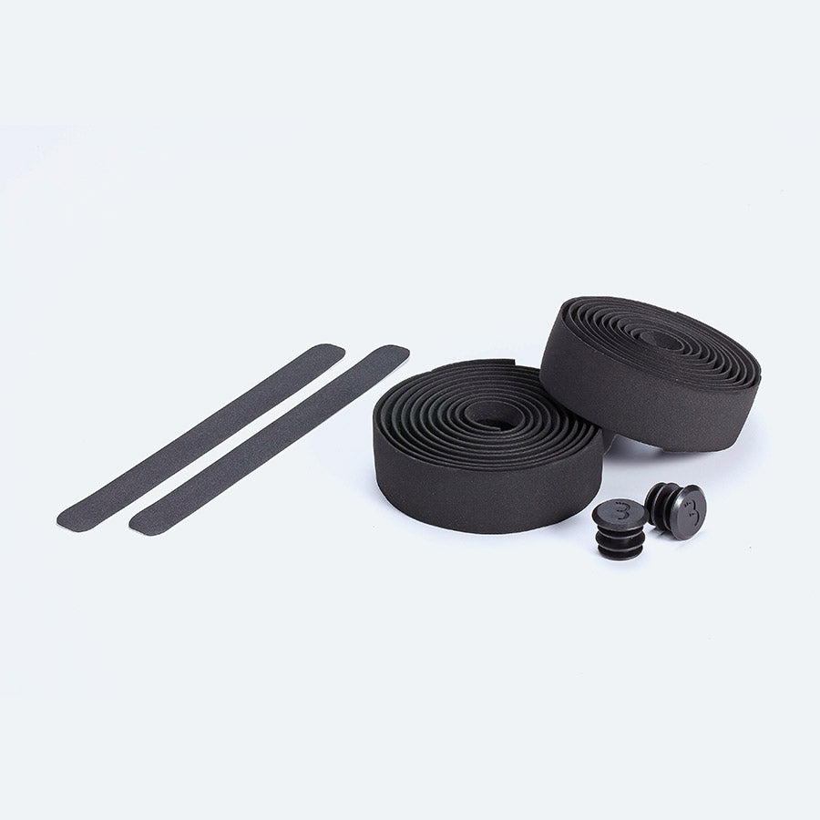 BBB Cycling, BHT-05 RaceRibbon Gel, Handlebar Tape, Black, 3.5mm Thick