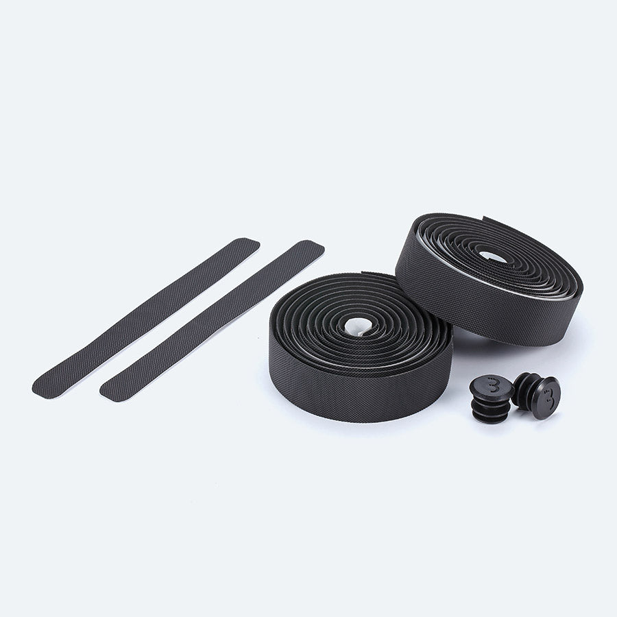 BBB Cycling, BHT-16 GravelRibbon Gel, Handlebar Tape, Black, 3.5mm Thick