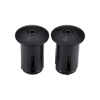 BBB Cycling, BHT-97 ScrewOn Alu, Bar End Plugs, Black, Aluminum, Pair