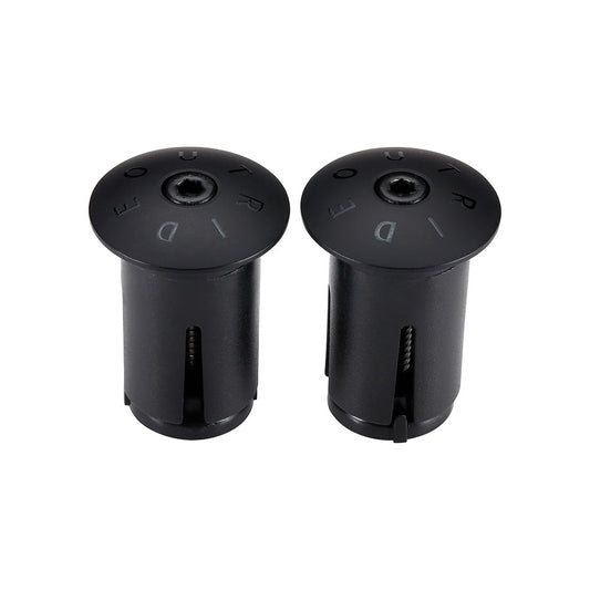 BBB Cycling, BHT-97 ScrewOn Alu, Bar End Plugs, Black, Aluminum, Pair