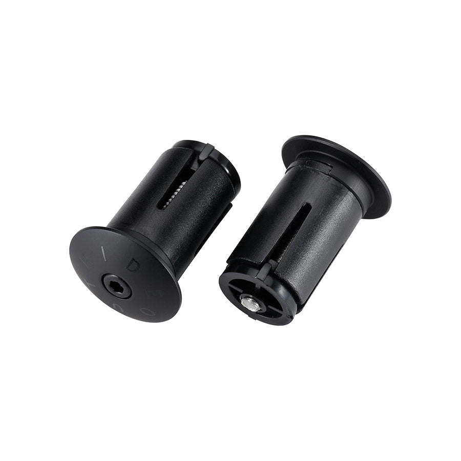 BBB Cycling, BHT-97 ScrewOn Alu, Bar End Plugs, Black, Aluminum, Pair