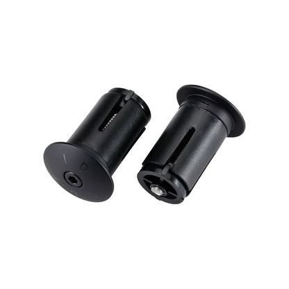 BBB Cycling, BHT-97 ScrewOn Alu, Bar End Plugs, Black, Aluminum, Pair