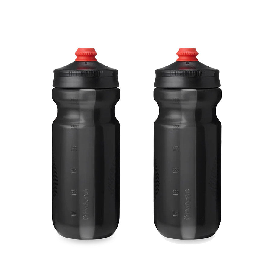 Polar/Hydrapak, Breakaway Surge 2 pack, Water Bottle, 740ml / 25oz, Charcoal, Set