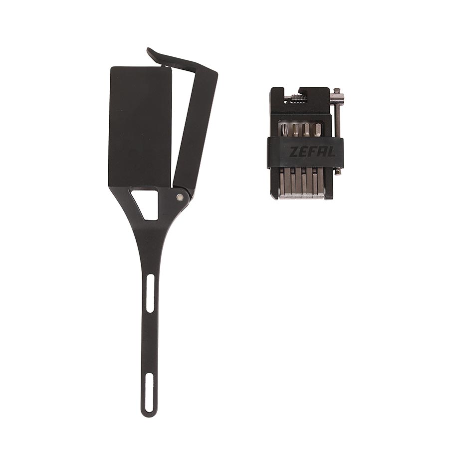 Zefal, AFA 8 Plus, Bottle Cage Mount, Multi Tool: Hex 2/2.5/3/4/5/6, T25, Flat Head Screwdriver, Chain Tool, Bottle Opener