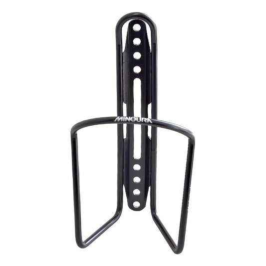 Minoura, SC-100, Bottle Cage, Alloy, 8 mount positions, Black
