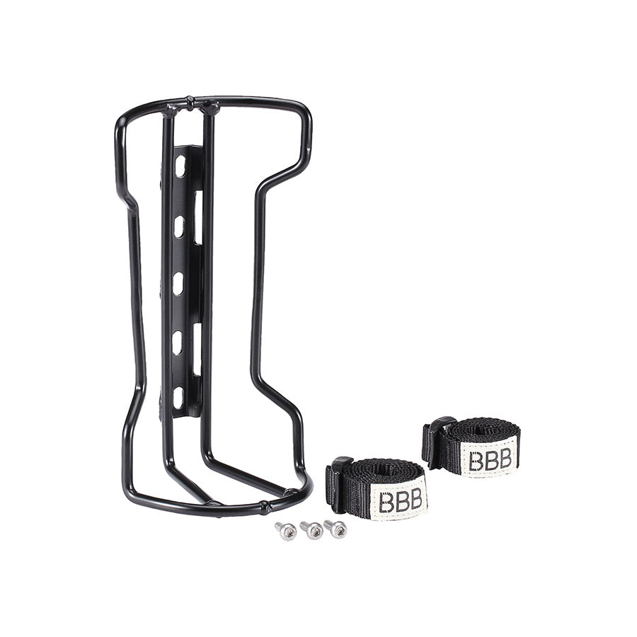 BBB Cycling, BBC-81 StackRack, Bottle Cage, Aluminum, Cargo, 169g, Black