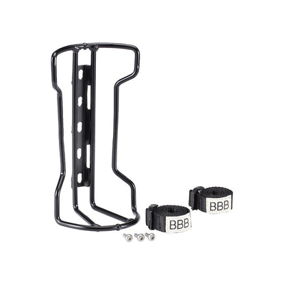 BBB Cycling, BBC-81 StackRack, Bottle Cage, Aluminum, Cargo, 169g, Black