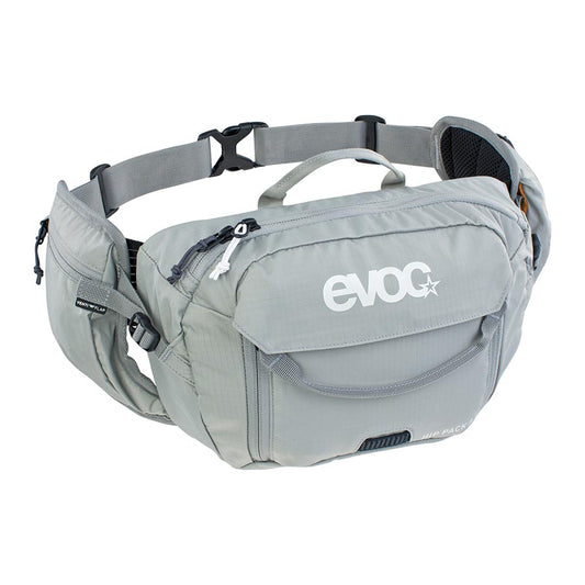 EVOC, Hip Pack 3L + 1.5L Bladder, Hydration Bag, Volume: 3L, Bladder: Included (1.5L), Stone
