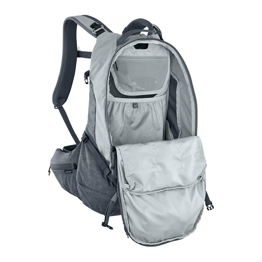 EVOC, Trail Pro, Protector backpack, 26L, Stone/Carbon Grey, SM