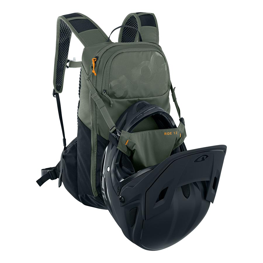 EVOC, Ride 12, Hydration Bag, Volume: 12L, Bladder: Included (2L), Stone