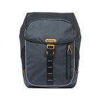 Basil, Miles, Backpack, 17L, Black/Orange