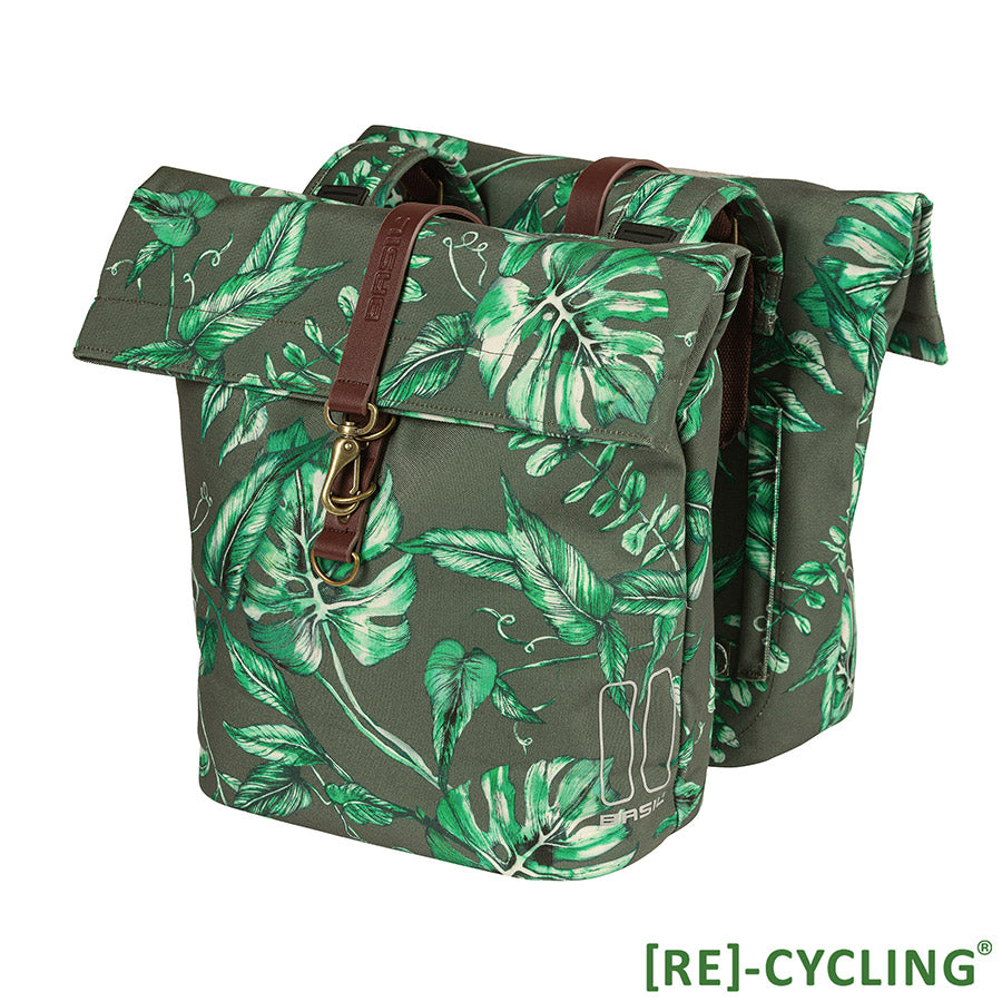 Basil, Ever-green, Pannier, 28L, Print