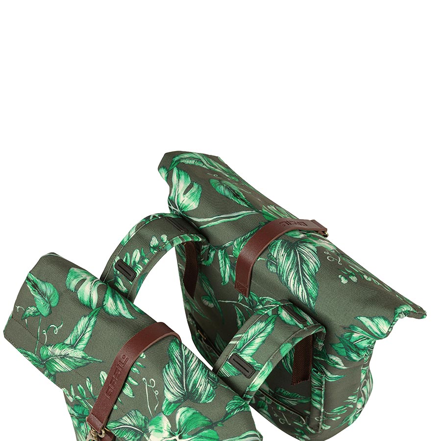 Basil, Ever-green, Pannier, 28L, Print