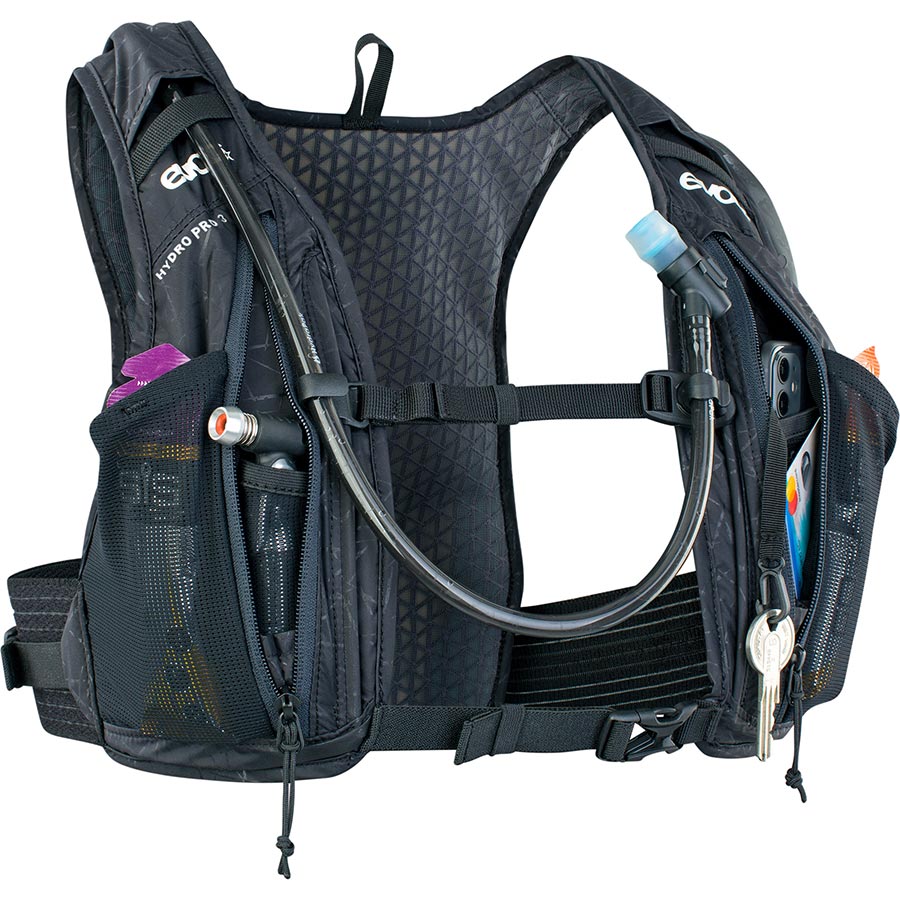 EVOC, Hydro Pro 1.5 + 1.5l Bladder, Hydration Vest, Volume: 1.5L, Bladder: Included (1.5L), Black