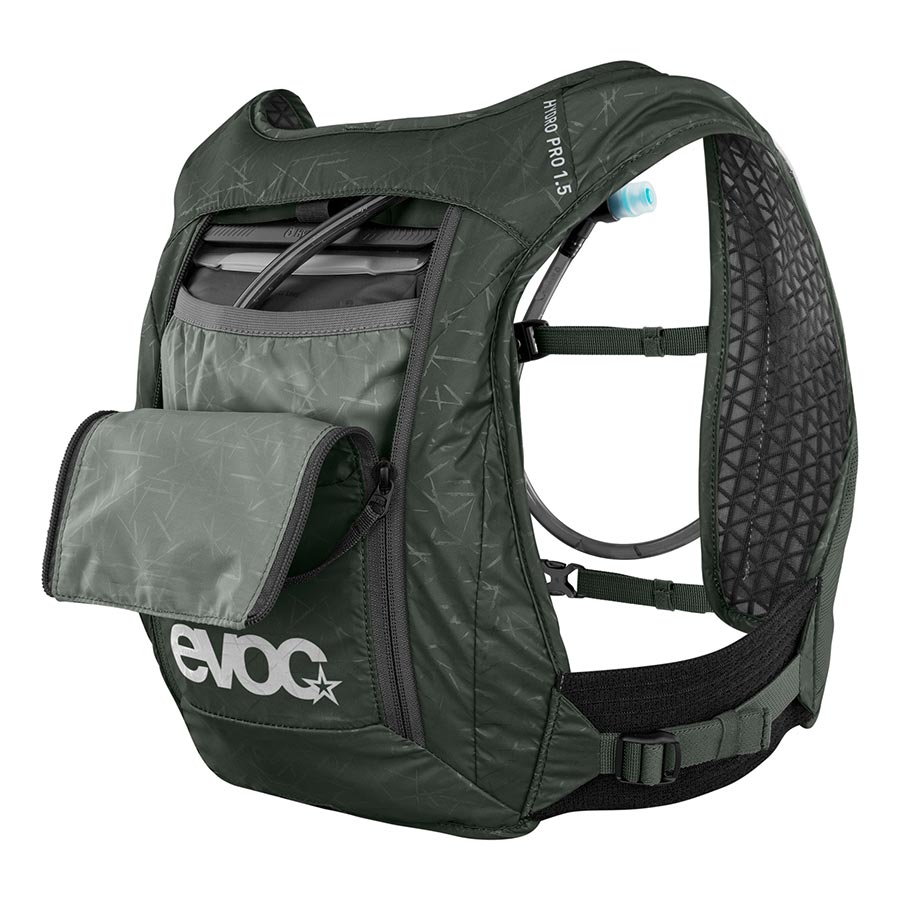 EVOC, Hydro Pro 1.5 + 1.5l Bladder, Hydration Vest, Volume: 1.5L, Bladder: Included (1.5L), Black