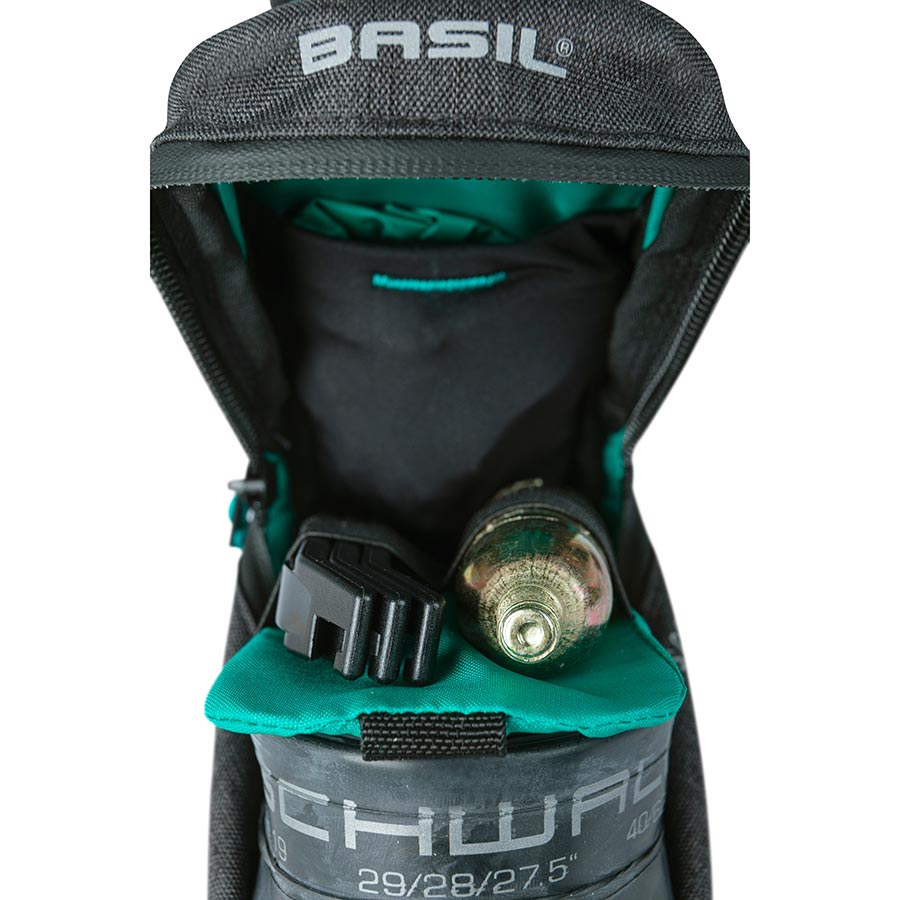 Basil, Discovery 365, Seat Bag, 1L, Black Melee