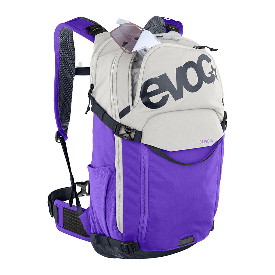 EVOC, Stage 18, Hydration Bag, Volume: 18L, Bladder: Not included, Black