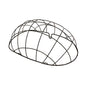 Basil, Pasja MIK, Wire Mesh for Basket , 45x36x27 cm, Black