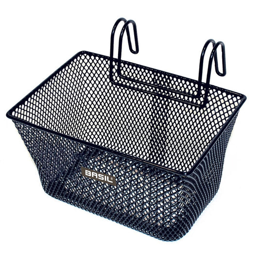 Basil, Tivoli, Basket, Front, 26x24x17 cm, Black