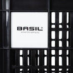 Basil, Bicycle Crate L, Basket, Black
