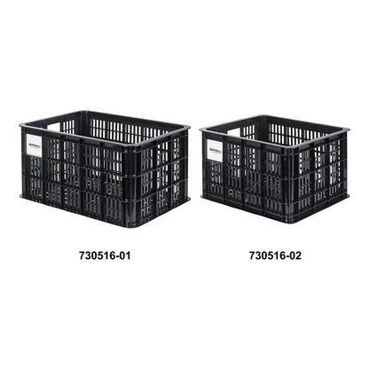 Basil, Bicycle Crate L, Basket, Black
