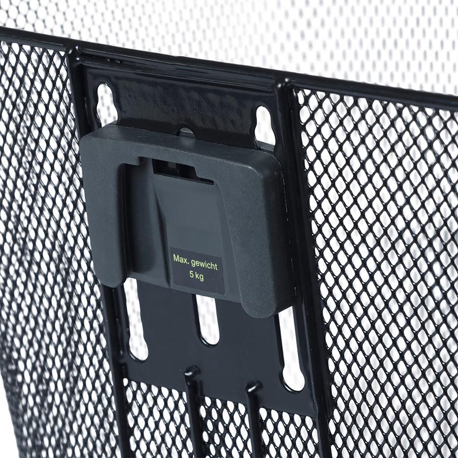 Basil, Bilbao KF/BasEasy, Basket, Front, Black