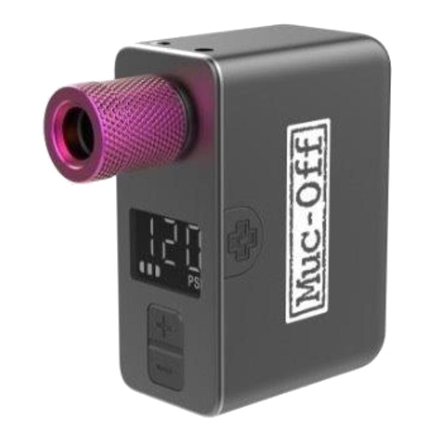 Muc-Off, Airmach Electric Mini Inflator Pro, Pump, 100psi, Universal, Black