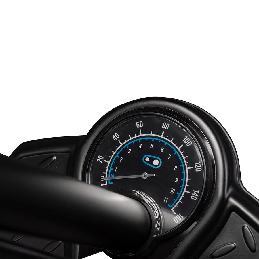 crankbrothers, Sapphire Floor, Floor Pump, Dual Valve Head, 160psi, Black