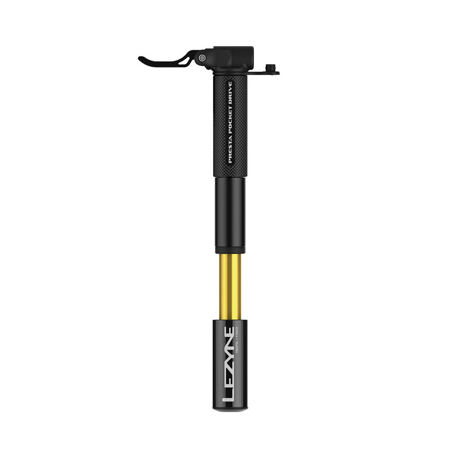 Lezyne, PRESTA POCKET DRIVE, Pump, 145mm, 160psi, Black