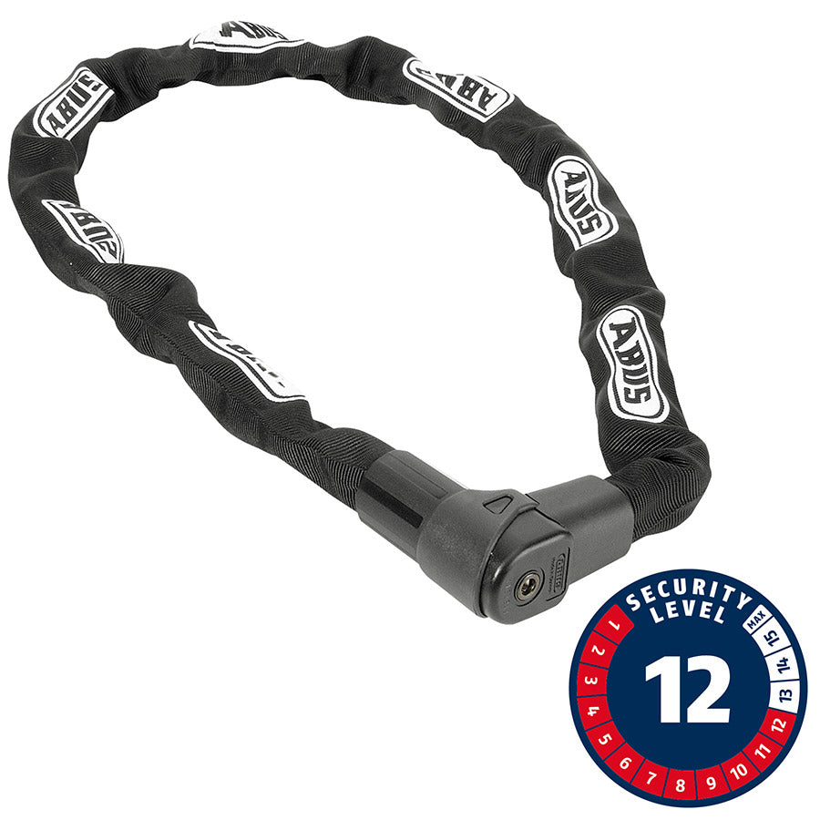 Abus, CityChain Plus 1010K, Chain Lock, Key, 9mm, 140cm, 4.6', Black