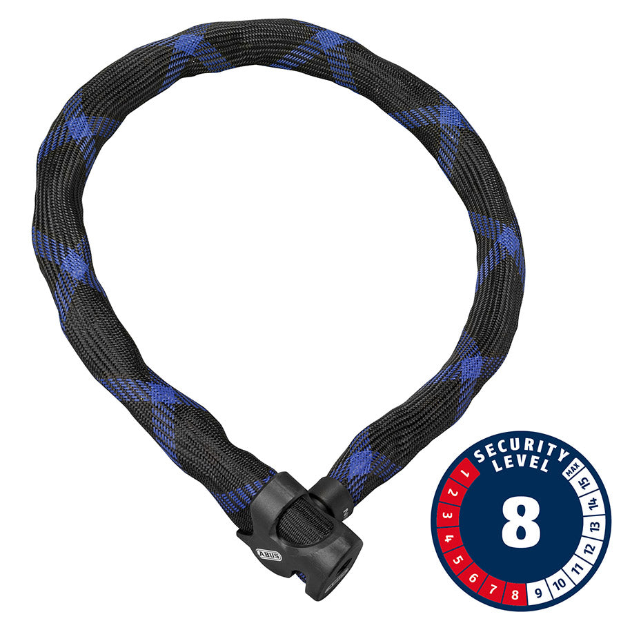 Abus, Ivera Steel-O-Chain, Chain Lock, 7mm, 85cm, 2.8', Black