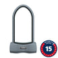 Abus, 770A SmartX, U-Lock, Smart, 160x230mm, 6.3''x9'', Thickness in mm: 13mm, Black, KF Bracket