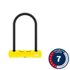 Abus, 402, U-Lock, Key, 10mm, 170x230mm, 6.7''x9'', SH34, Yellow