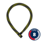 Abus, IvyTex IVERA 7210K, Chain Lock, Key, 7mm, 85cm, 2.8', Sparkling Orange