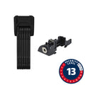 Abus, Bordo 6405/BOS RT2, Folding Lock and Battery Lock set, 85cm, 2.8', 5.5mm, Black