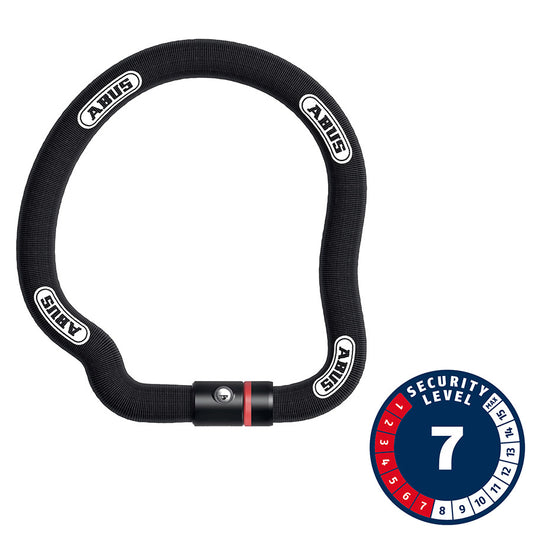 Abus, Goose 6206K, Chain Lock, Key, 6mm, 110cm, 3.6', Black