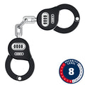 Abus, Chain Claw 10, Chain Lock, Combination, 7mm, 100cm, 3.2', Black