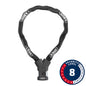 Abus, Yardo, Chain Lock, Fingerprint, 7mm, 110cm, 3.6', Black
