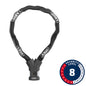 Abus, Yardo, Chain Lock, Fingerprint, 7mm, 110cm, 3.6', Black