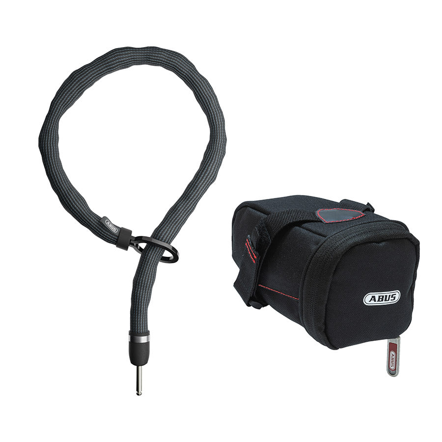 Abus, ACH Suprior AdptrChn + FrmLock, Frame Lock, 100cm, 7mm, Black