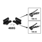 Park Tool, 468G Rubber Covers With Double Cable Groove For PCS-1 & PCS-2, Grey