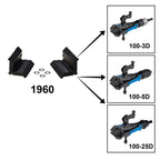 Park Tool, 468G Rubber Covers With Double Cable Groove For PCS-1 & PCS-2, Grey